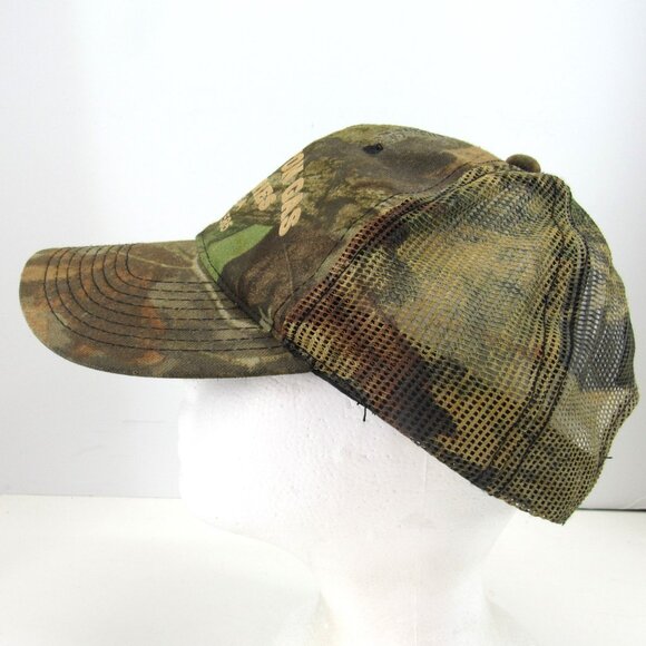 Old Clinton Gas & Groceries Logo Gray Ga Mesh Back Camo Adj Snapback Cap Hat - Picture 3 of 8